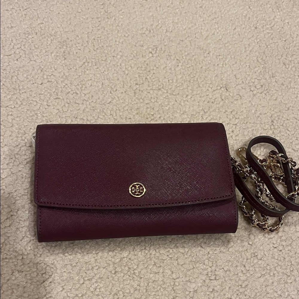 Tory Burch Deep Wine Crossbody Bag - Picture 2 of 5